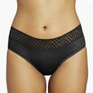 Thinx | Black Hip Hugger Panties Period Panties Underwear XL